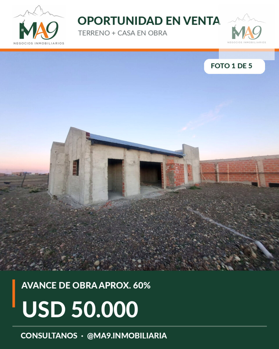 Terreno con casa en construcción · Alberto Demiddi 2751 - 1
