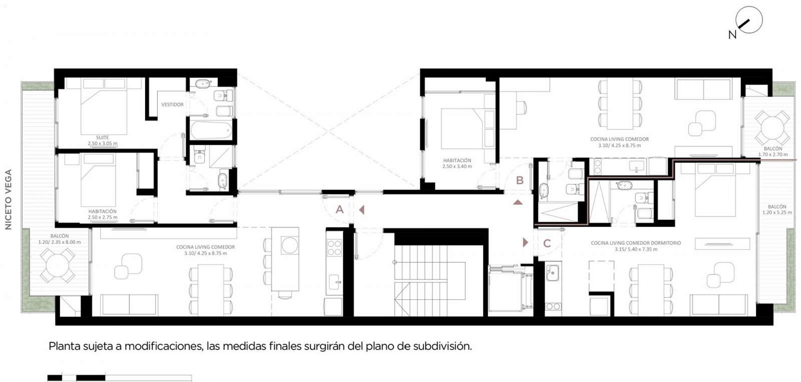 Venta.Monoambiente tipo Loft. Contrafrente. Balcón. Full Amenities. Palermo — foto 7