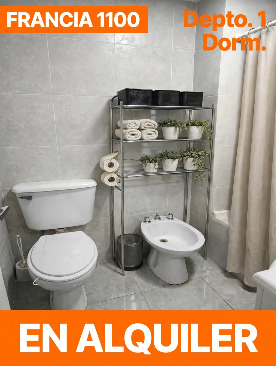 ALQUILER DEPTO 1 DORMIT FRANCIA 1100 — foto 4