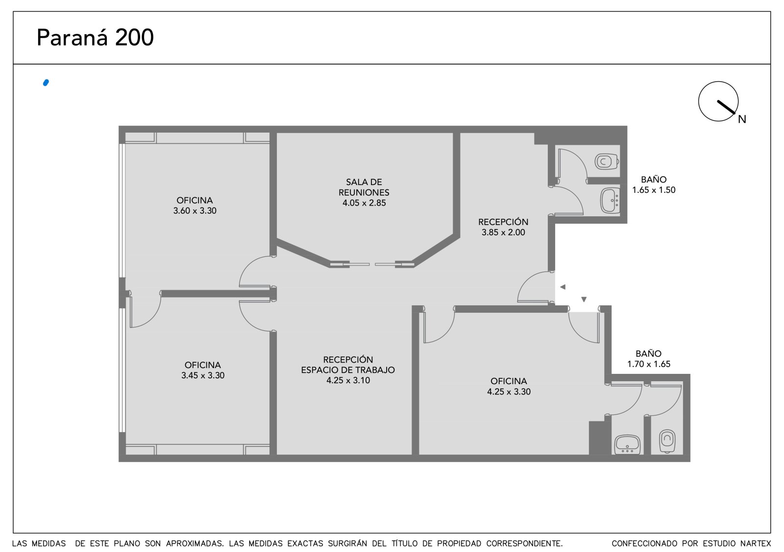 Venta de Oficina Comercial de 77 m² - San Nicolas - 2