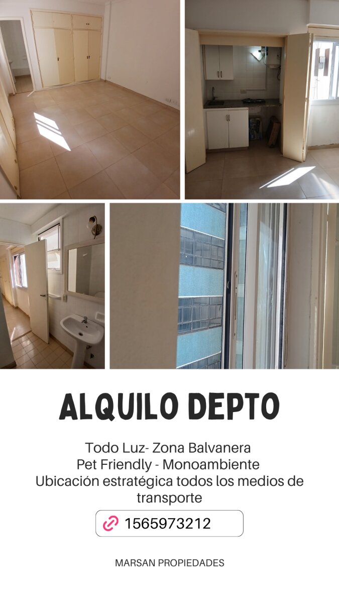 Monoambiente luminoso, bajas expensas, ubicación privilegiada todos los medios de transporte. Recientemente reciclado nuevo - 1