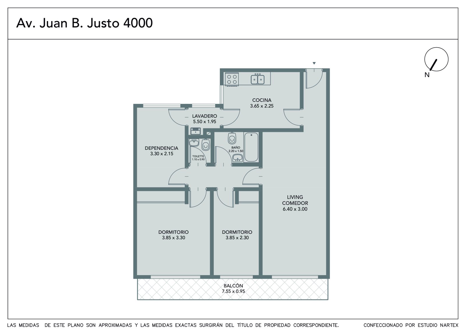 Departamento de 3 Ambientes c/ Dependencia en Caballito Norte — foto 4