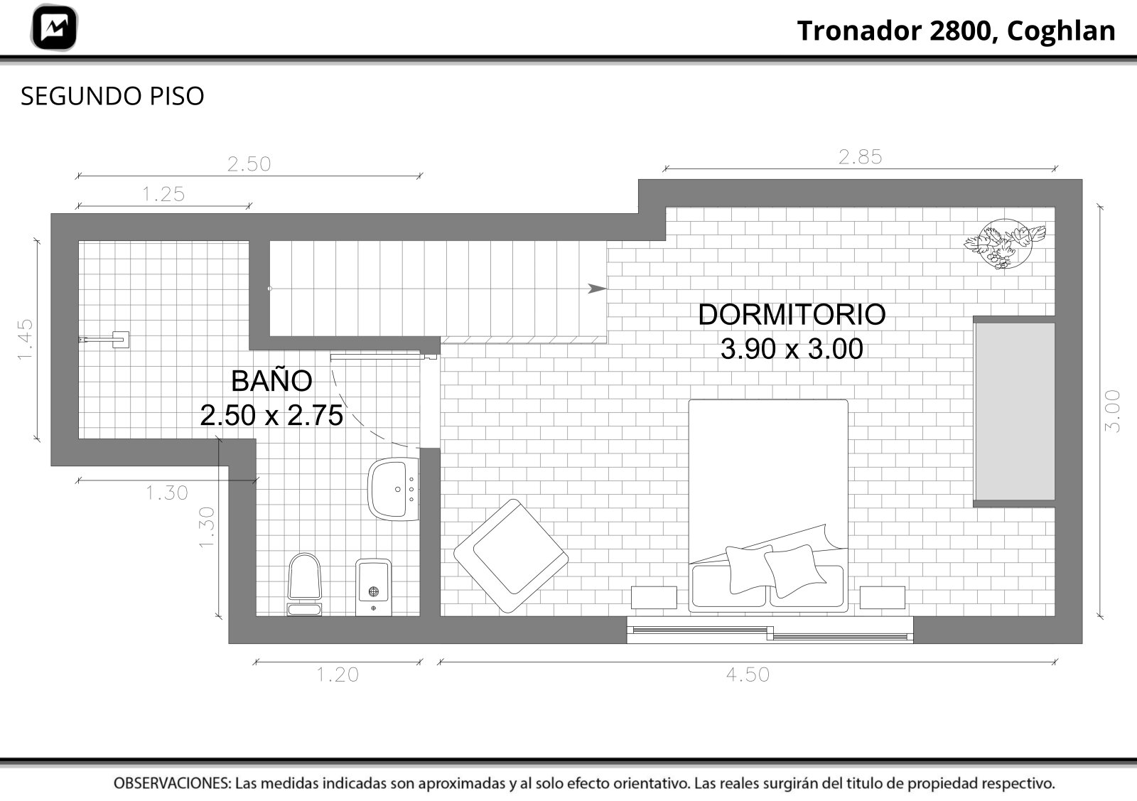 PH 2 ambientes en duplex con pileta, quincho y parrila - 4