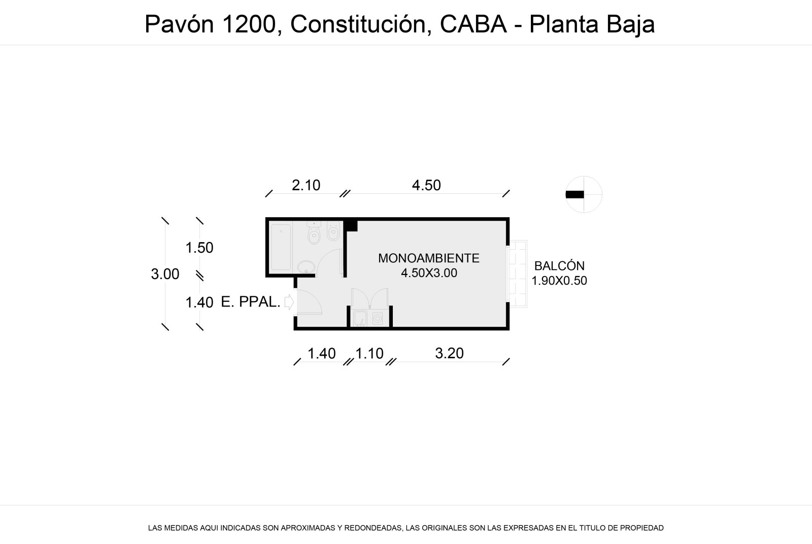 Venta. Monoambiente con amenities. Apto credito. Constitución — foto 2