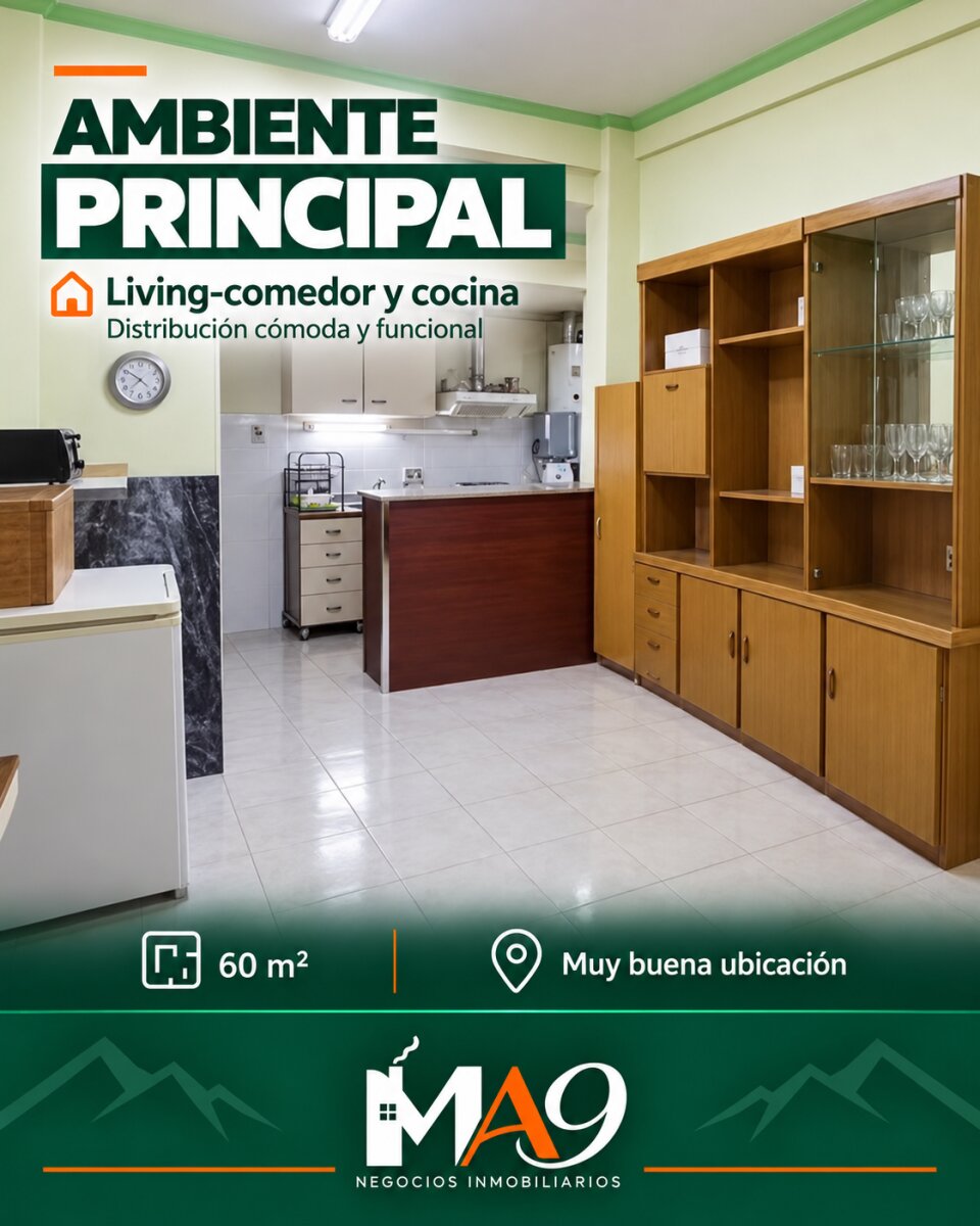 DEPARTAMENTO CENTRICO- APTO CREDITO — foto 3