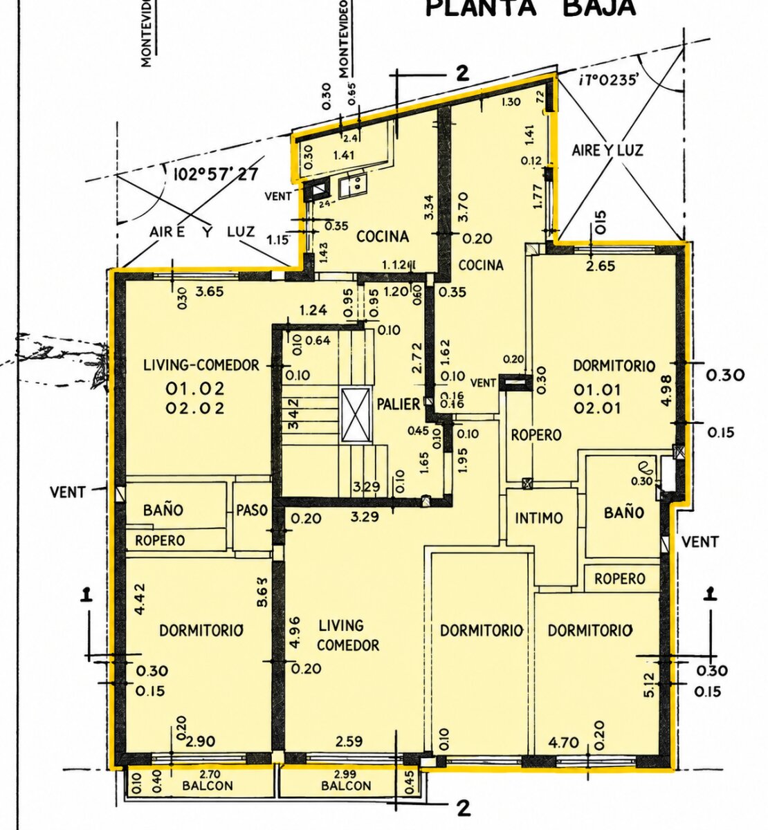 Departamento tres dormitorios en venta montevideo y roca - 8