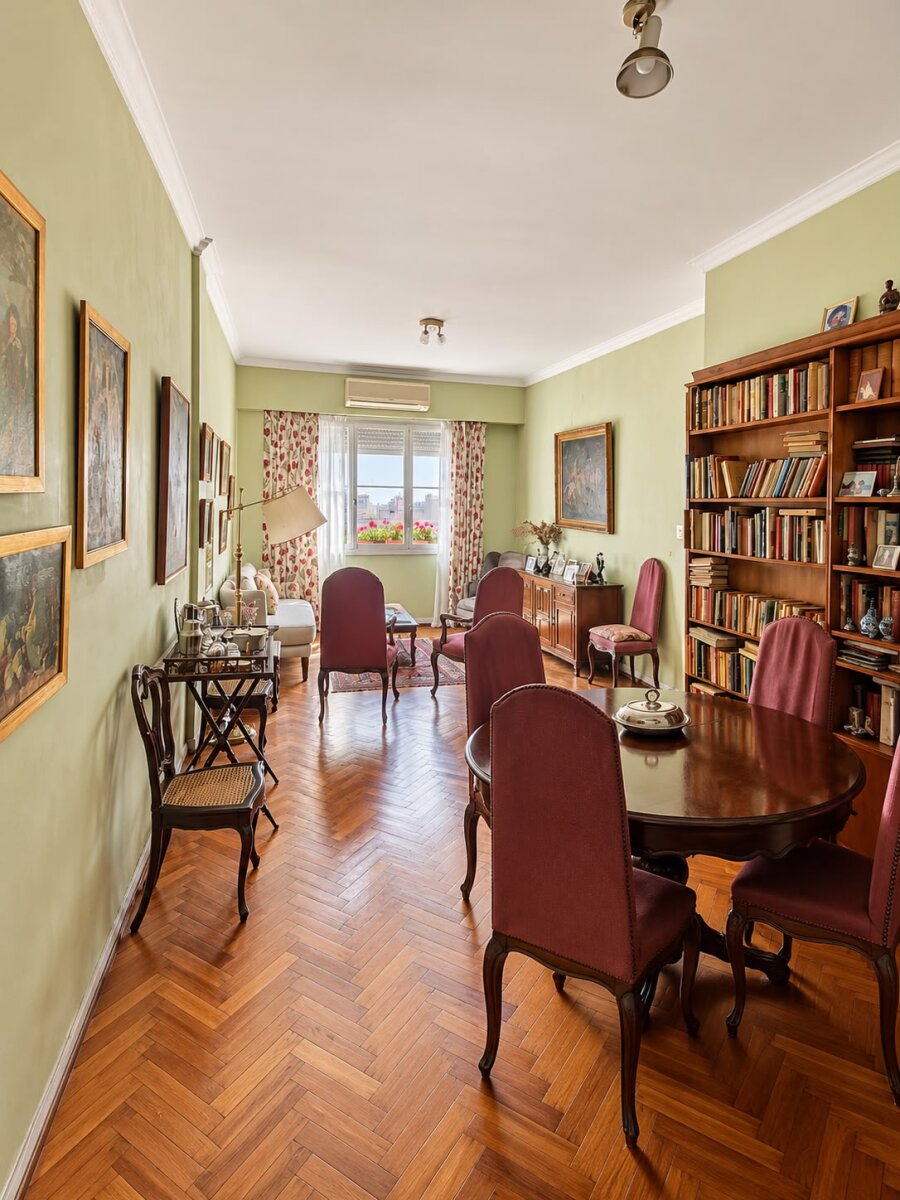 RECOLETA - LARREA 1300 - SEÑORIAL 4 AMB CON DEP. MUY LUMINOSO - 90m2 - U$S190.000 — foto 6