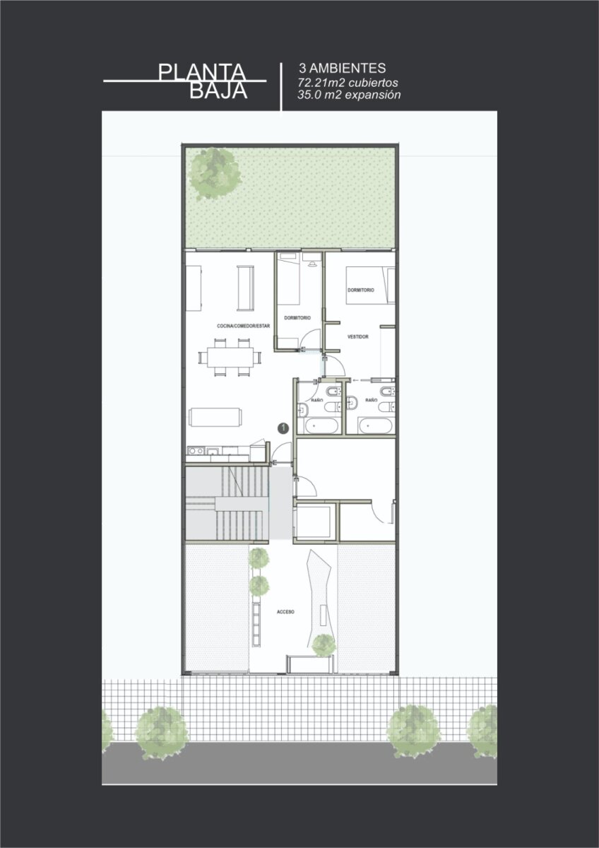 Venta. Departamento 3 ambientes a estrenar. Con patio. Eléctrico. Liniers - 8