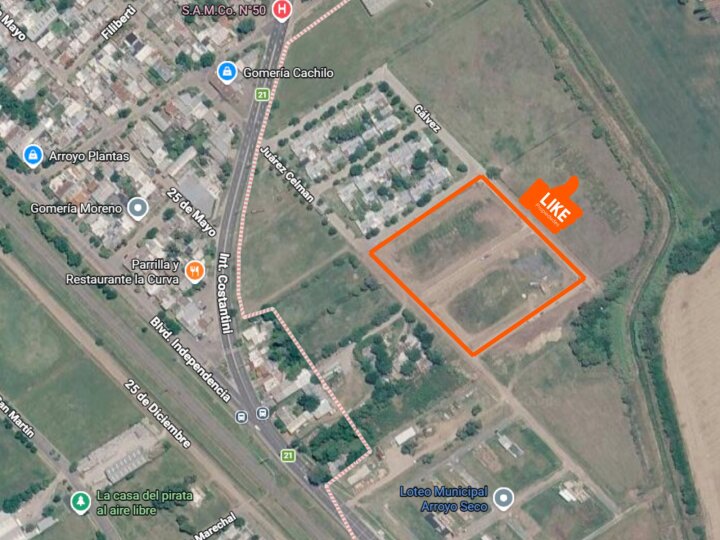 Terrenos - Arroyo Seco - Venta