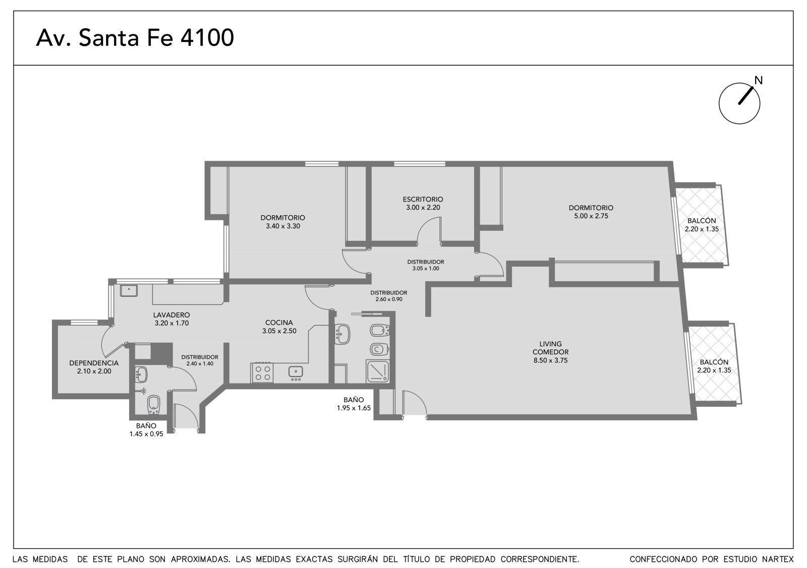 Venta Departamento 4 ambientes Cochera Vista abierta Palermo Av. Santa Fe 4100 — foto 3