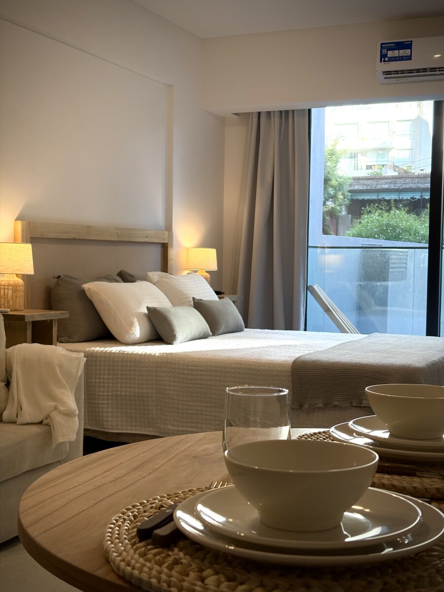 Departamento 1 ambiente alquiler temporal Grande con Pileta y Balcon - Palermo Soho - 4