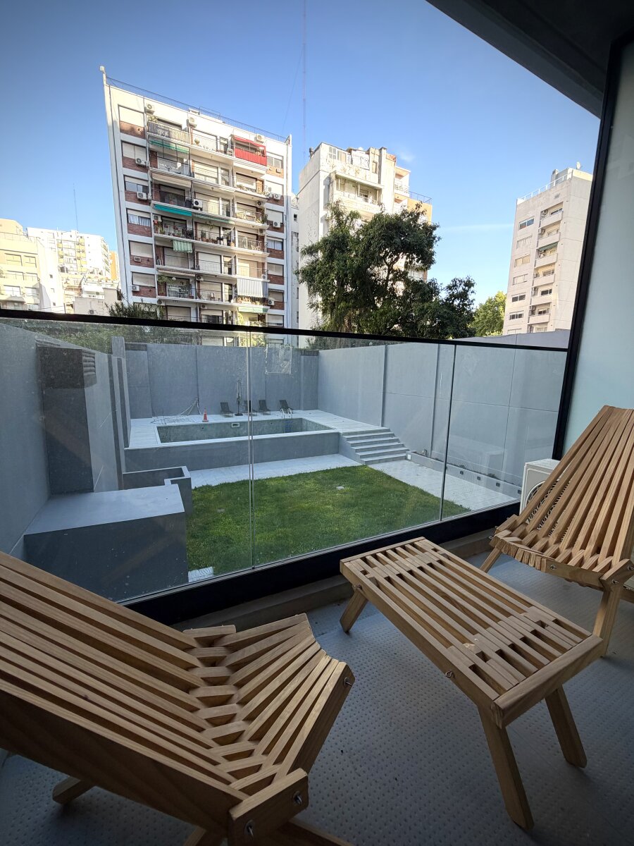 Departamento 1 ambiente alquiler temporal Grande con Pileta y Balcon - Palermo Soho - 7