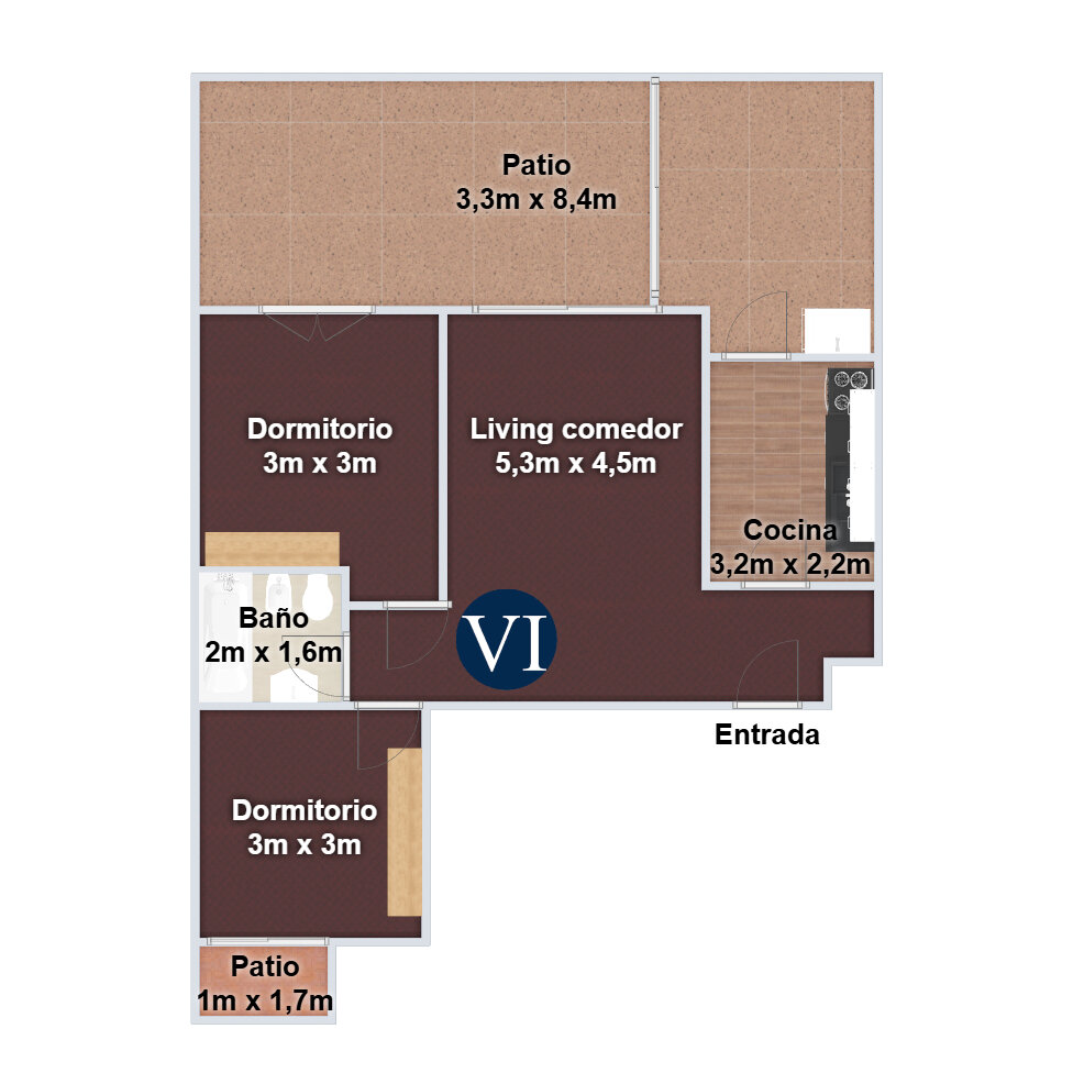 Semipiso 3 Ambientes con Patios - Luminoso - 55m² - Apto Profesional - Caballito — foto 15