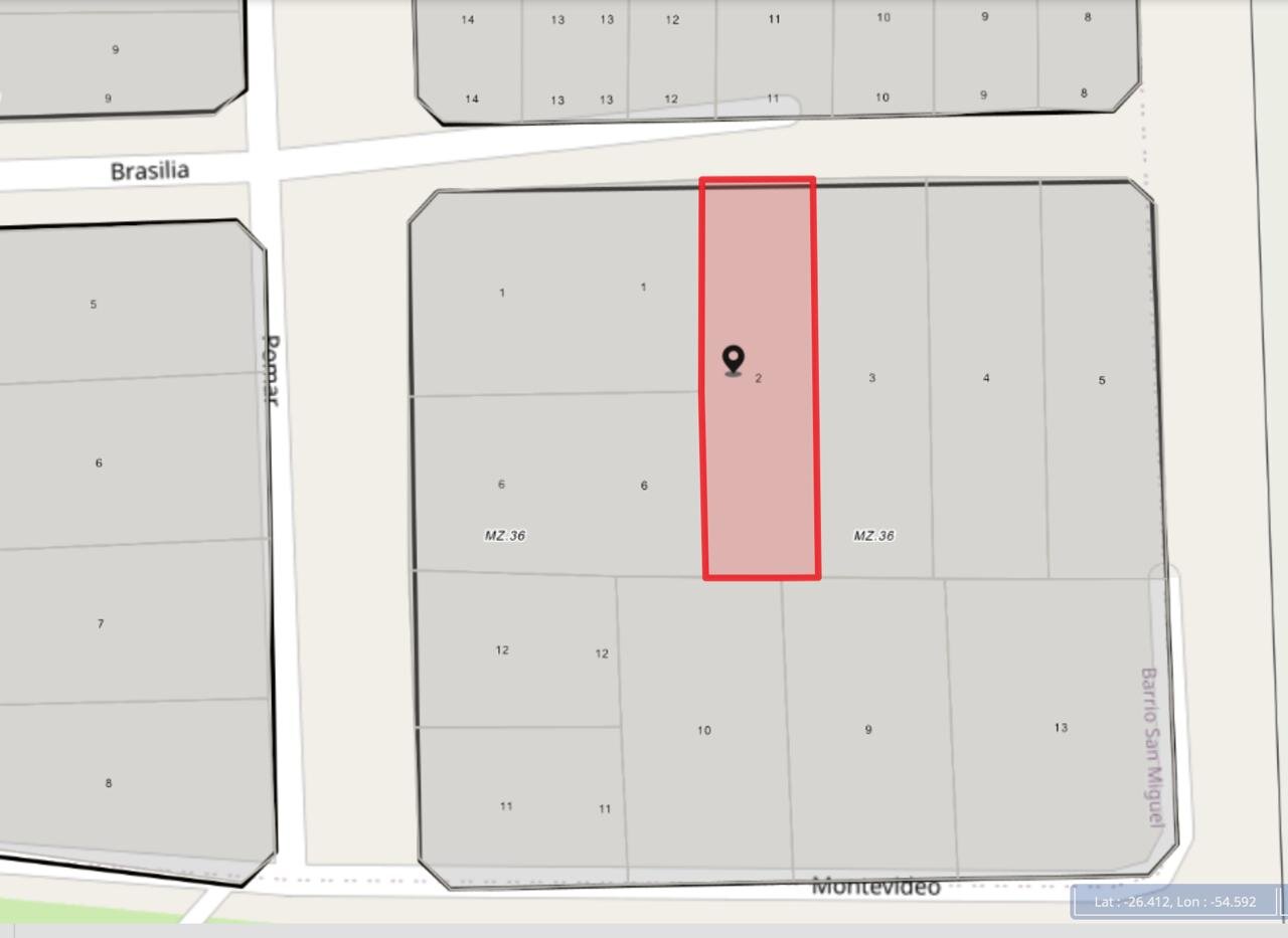 2 LOTES RESIDENCIALES EN VENTA UBICADOS SOBRE CALLE AGR. POMAR Y BRASILIA KM10 | ELDORADO MISIONES - 13