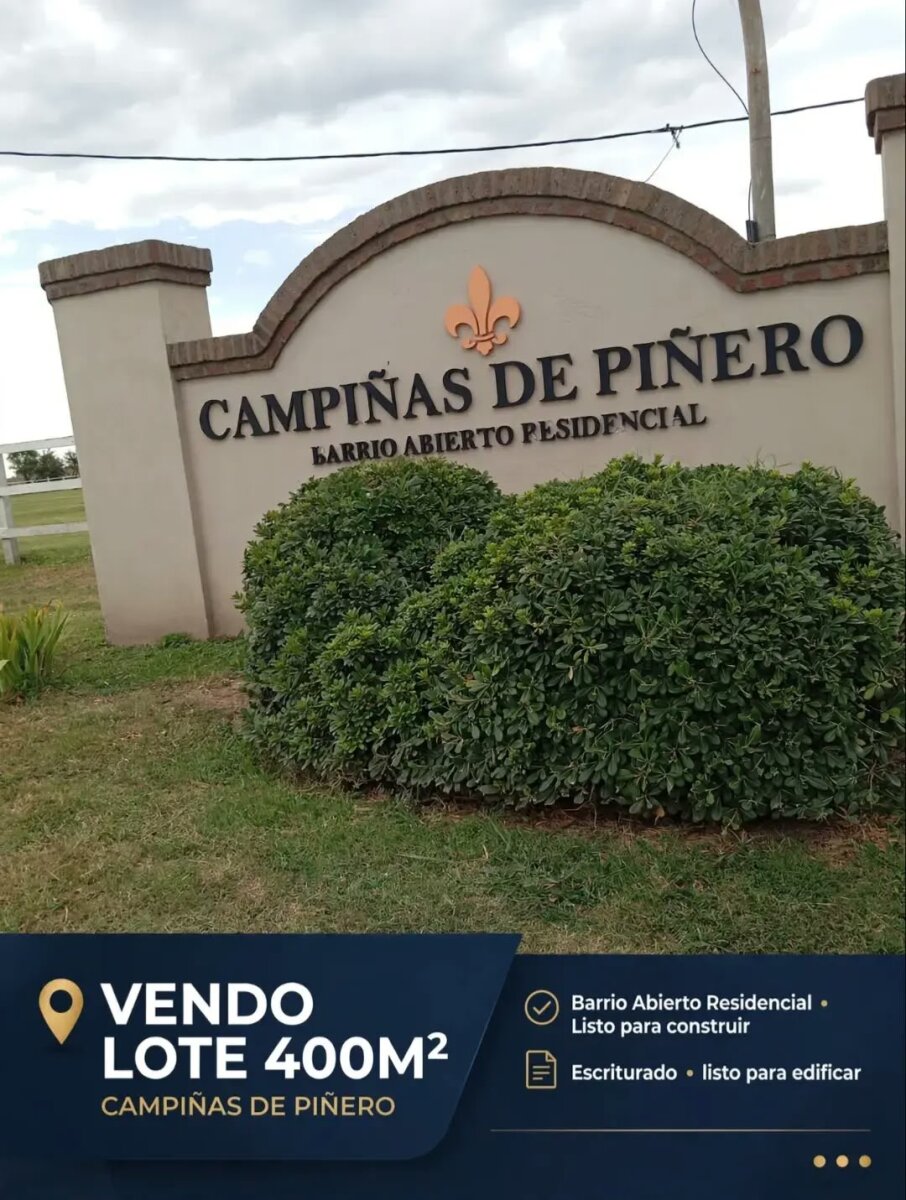 TERRENO EN VENTA - CAMPIÑAS - 1
