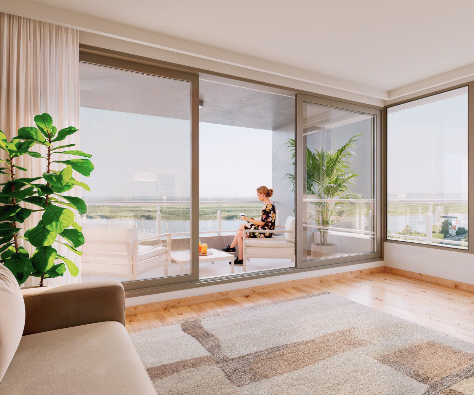 Piso exclusivo de 4 dormitorios con vista 360° | Ícaro Río, Pichincha — foto 4