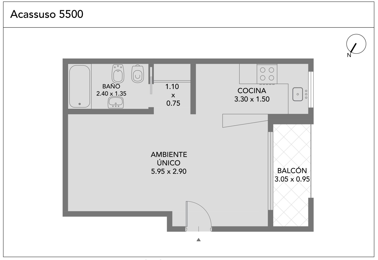 Venta. Monoambiente. Balcón. Bajas Expensas. Apto Crédito. Villa Luro. — foto 3