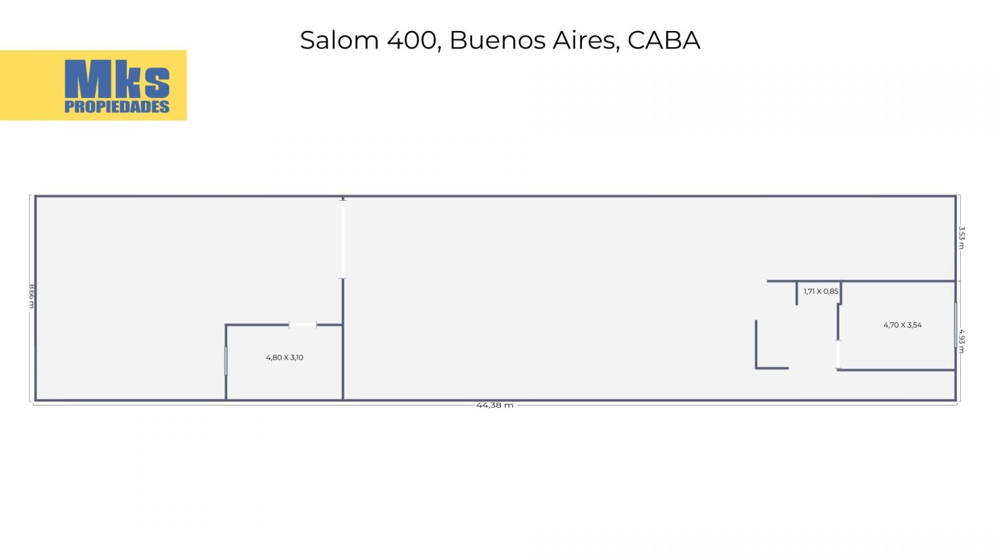 Lote 8,66 x 44,38 con galpón y departamentos a refaccionar – Barracas - 16