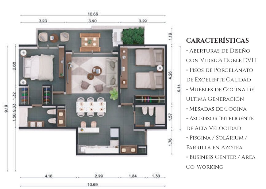 Departamento en venta en POZO. 3 ambientes. USD 100.000 de anticipo + cuotas de USD 7.100. — foto 2