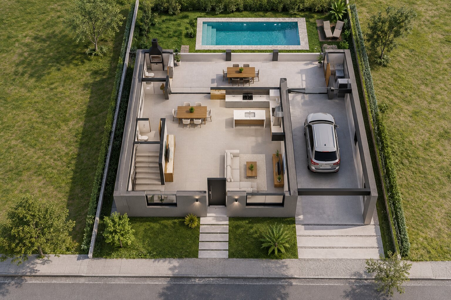 CASA 3 DORMITORIOS CON PILETA FUNES || FINANCIADA HASTA 50 CUOTAS — foto 3