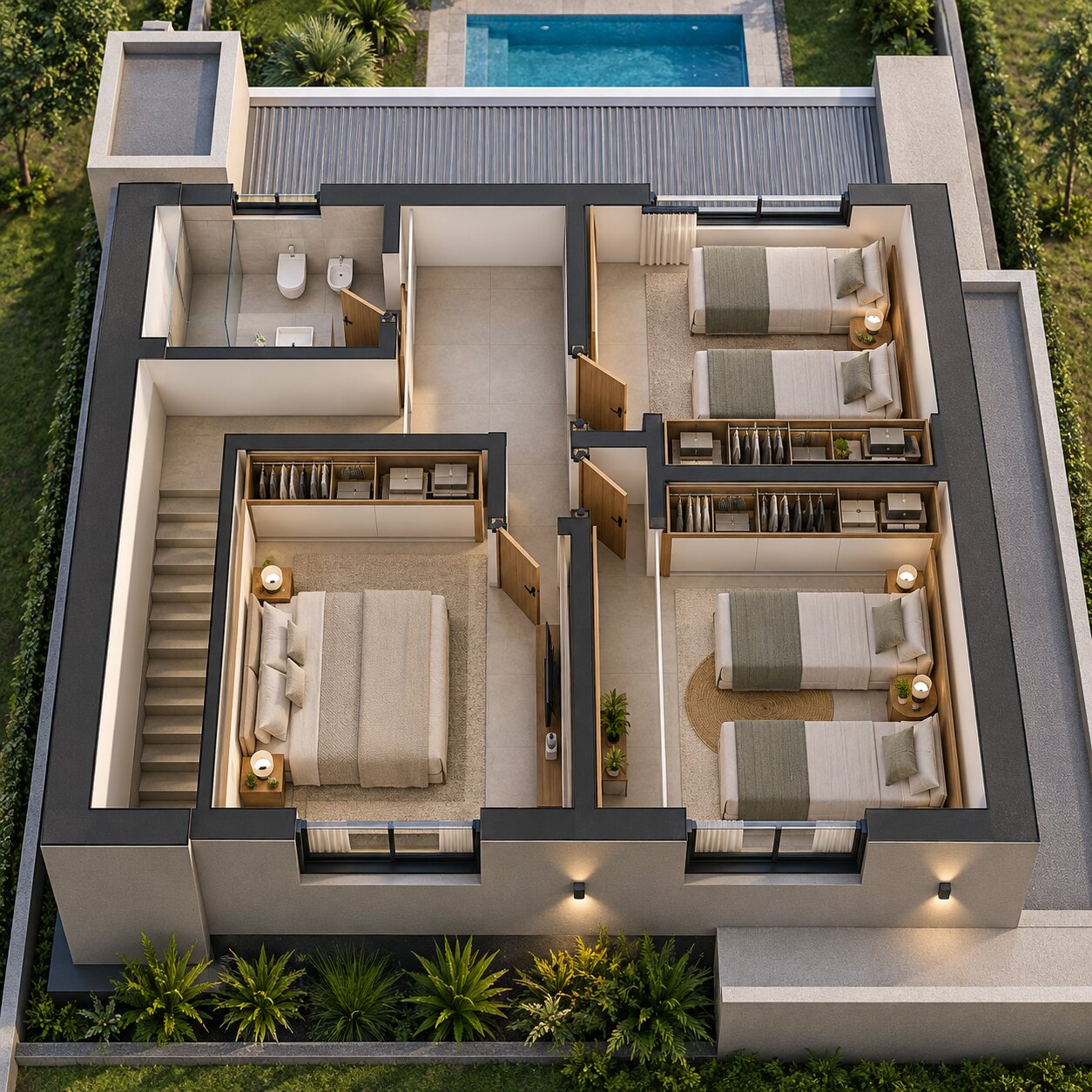CASA 3 DORMITORIOS CON PILETA FUNES || FINANCIADA HASTA 50 CUOTAS — foto 2