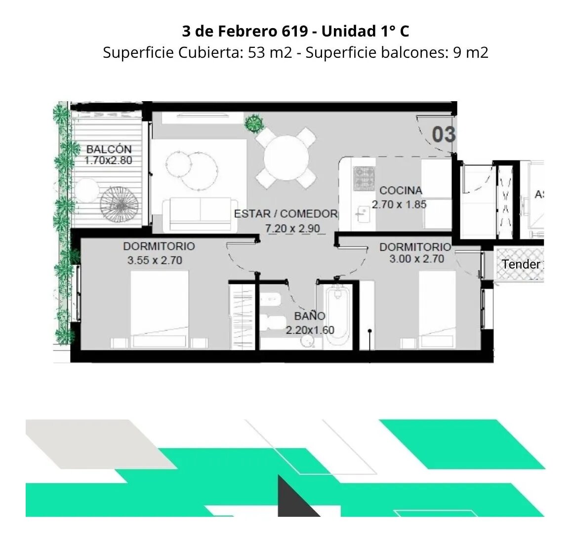 Venta Departamento 2 Dormitorios Martin - 23