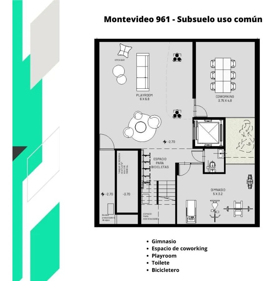 Venta Departamento 2 Dormitorios Centro — foto 13