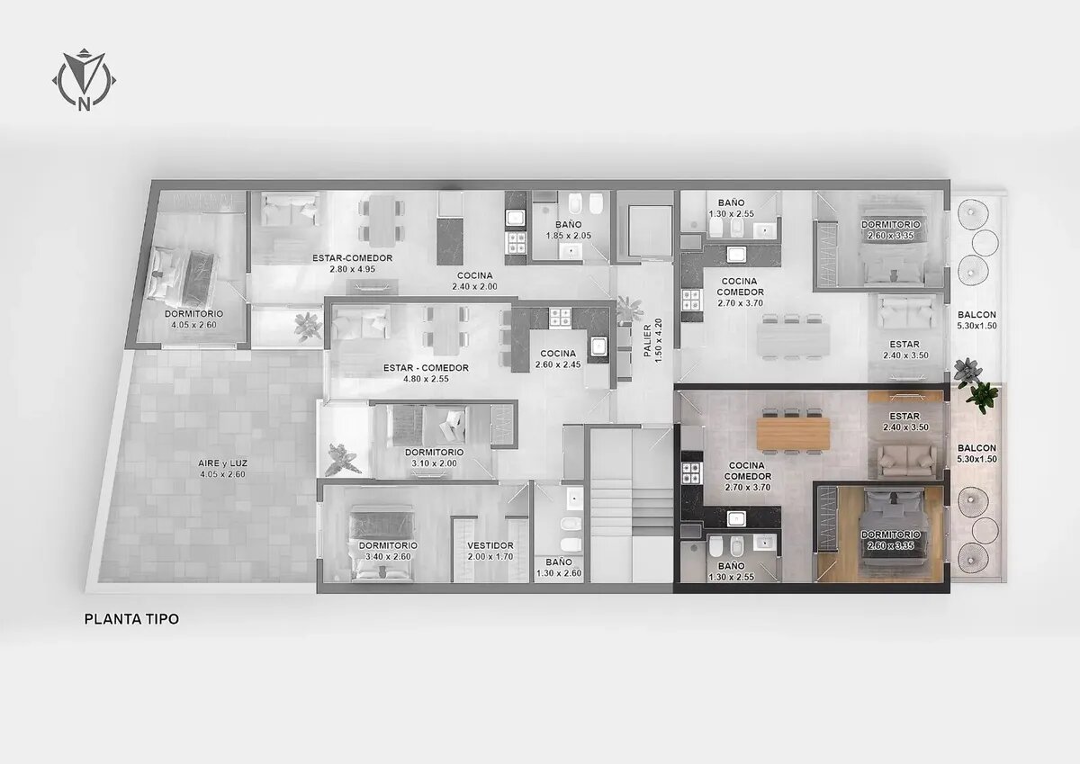 Venta Departamento 1 Dormitorio Pichincha - 16