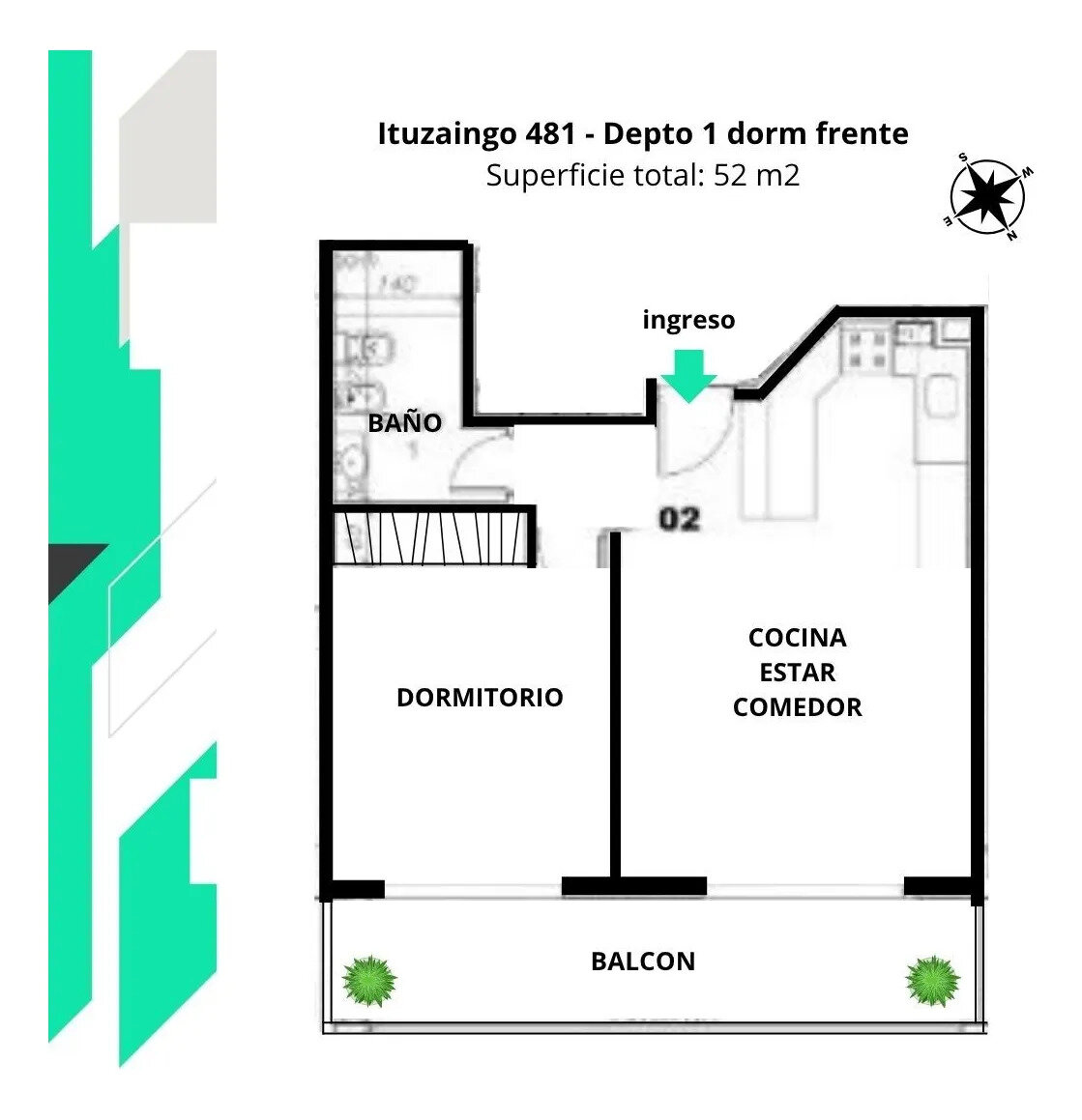 Venta Departamento 1 Dormitorio República De La Sexta — foto 2