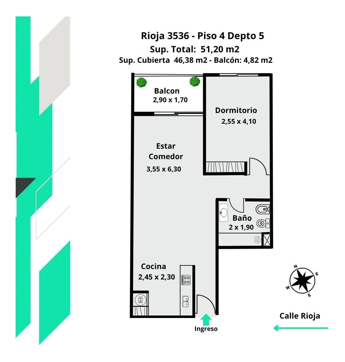 Venta Departamento Echesortu — foto 2
